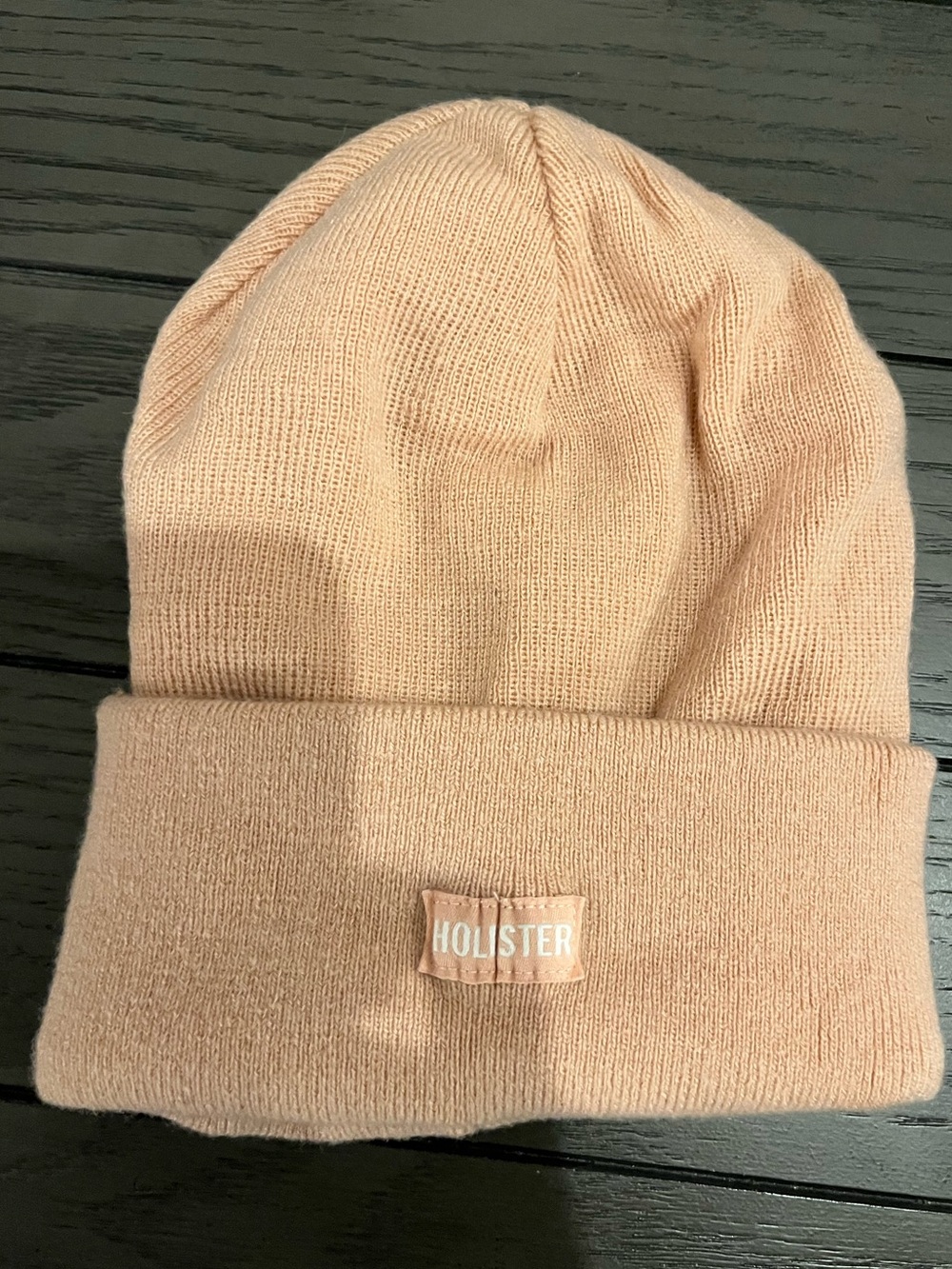Hollister Peach Knit Beanie